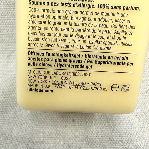 Clinique Jumbo Dramatically Different™ Face Moisturizing Gel, 6.7 oz New, Unused - Picture 8 of 8